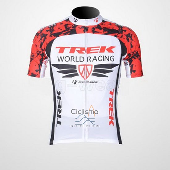 Trek Ropa Ciclismo Culotte Corto 2011 Mangas Cortas Rojo y Blanco